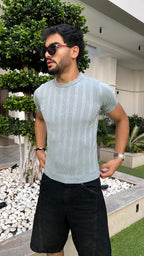 Old Money Viscose Knit T-Shirt