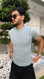 Old Money Viscose Knit T-Shirt
