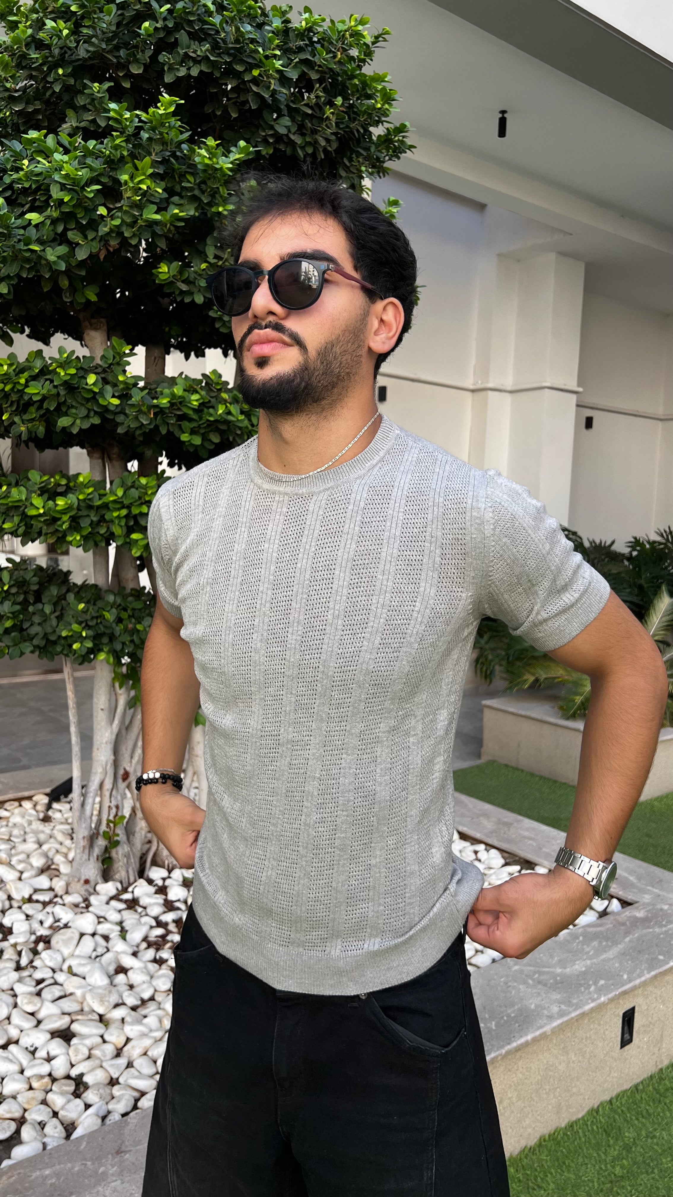 Old Money Viscose Knit T-Shirt