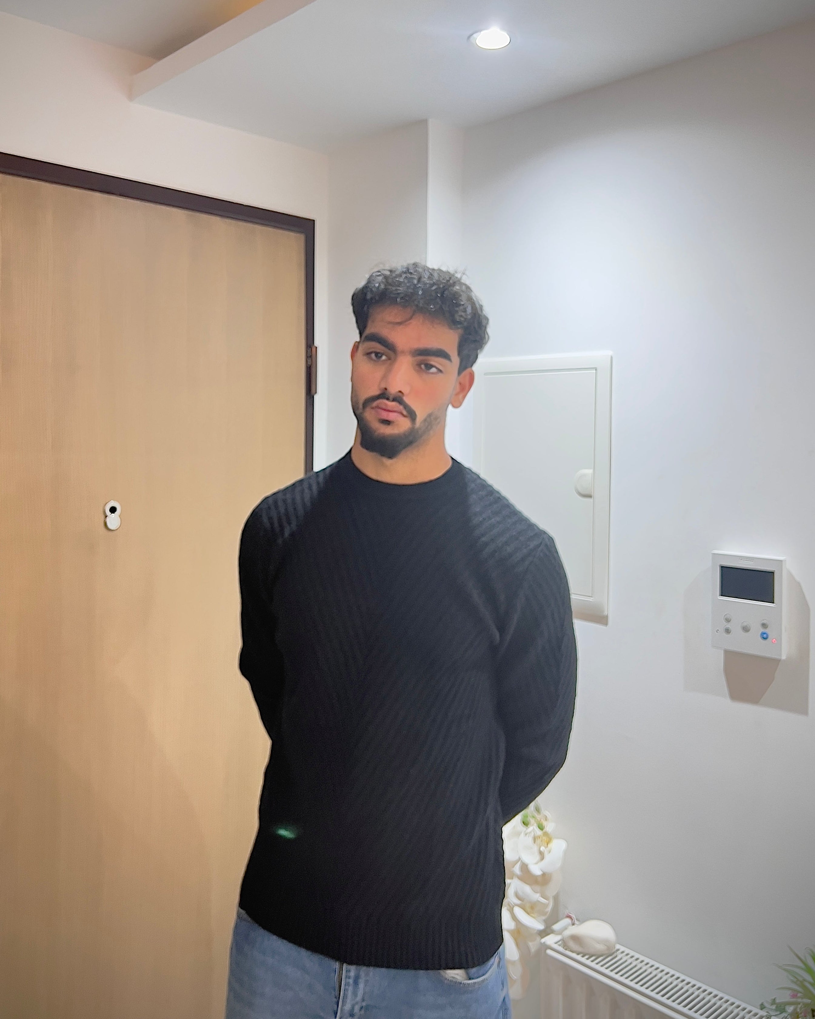 Textured Knit Sweater